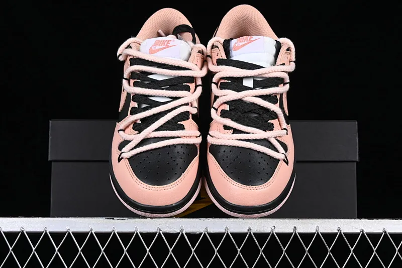 All Categories Nk SB Dunk Series Nk SB Dunk Low Low-top Sneakers Nk Dunk Low Steam Puppet Midnight Whiskey Sweet Cool Style Customized Deconstructed Strap Casual Sneakers DD1503-601